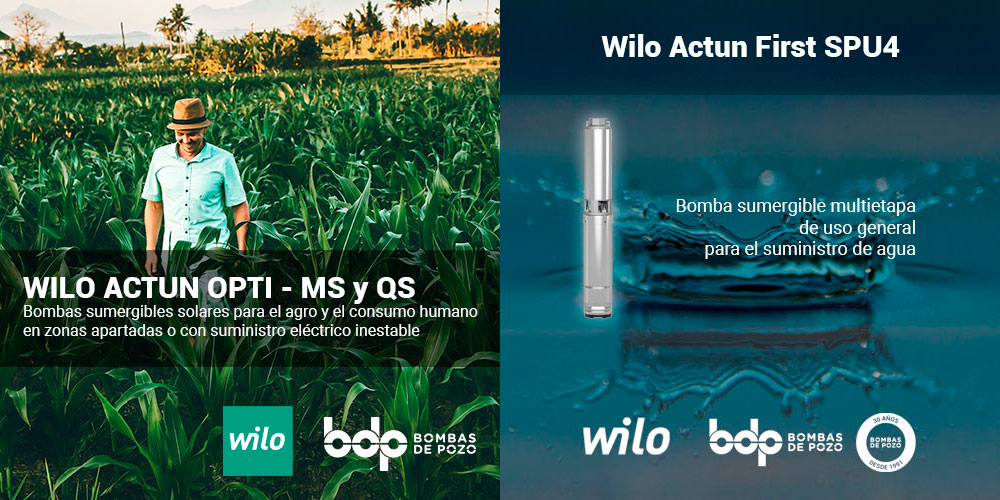 Nuevas bombas sumergibles en nuestro catálogo
